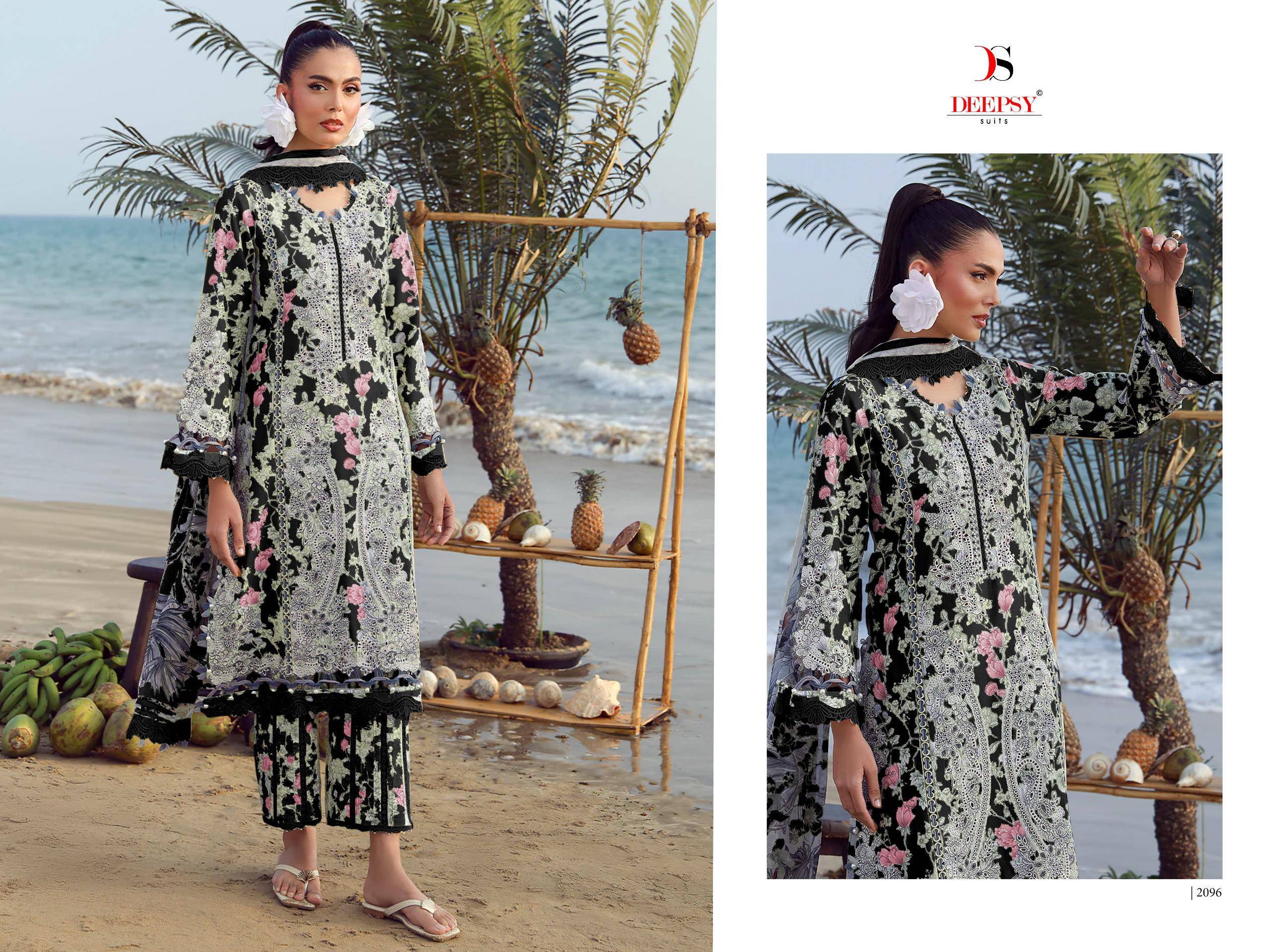 Jade Flora Premium-2 by DEEPSY SUITS 2091 to 2098 series Indian Pakistani ethnic wear Pure cotton At Wholesale Price